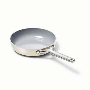 8" Nonstick Ceramic Fry Pan Cream