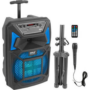 Pyle Pro PPHP82SM 8 2-Way 400W Portable Bluetooth