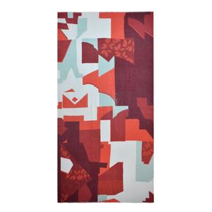 Happy Mixed Geo Screen Print Pareo Scarf