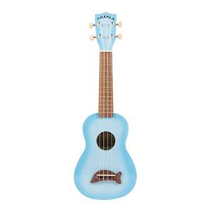 Makala Dolphin Soprano Ukulele w/ Gig Bag Light Blue Burst