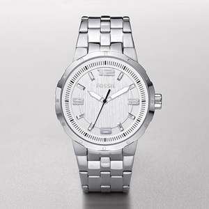 Fossil Mens Sport Watch Stainless Steel/Silver