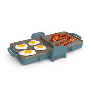 Fold-n-Store Dual Temp Ceramic Griddle, Surf