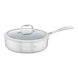 Spirit 3-Ply 3qt Stainless Steel Ceramic Saute Pan w/ Lid