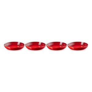 4pc 8.5" Pasta Bowl Set Cerise