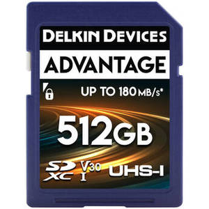 Delkin Devices 512GB ADVANTAGE UHS-I SDXC Memory C