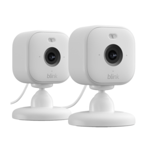 Blink Mini 2 Plug-In Security Camera - 2-Cameras White