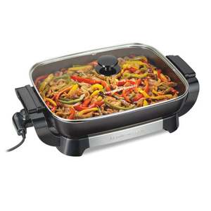 Durathon Ceramic Electric Skillet w/ Reversible Outlet