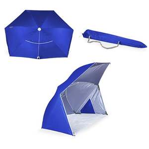 Brolly Beach Umbrella Tent Blue