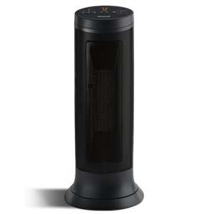 Slim Ceramic Tower Whole Room Heater Black