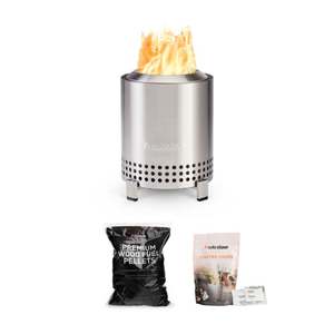 Mesa Tabletop Pit + Wood Fuel Pellets + Starter Pack Stainless