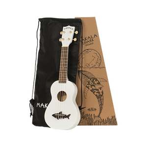 Makala Dolphin Soprano Ukulele w/ Gig Bag Great White