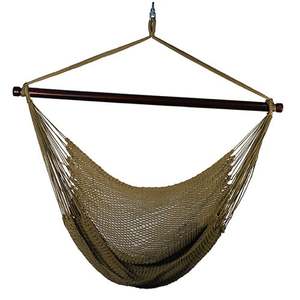 Hanging Caribbean Rope Chair Brown