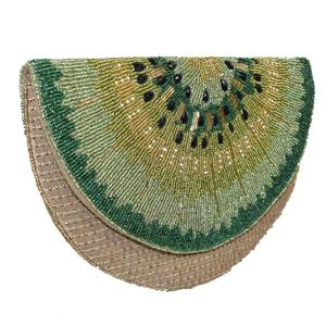 Kiwi Spritz Beaded Clutch