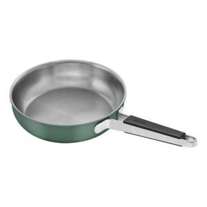 Pure 9.5" Stainless Steel Fry Pan Green