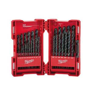 29pc Thunderbolt Black Oxide Drill Bit Set