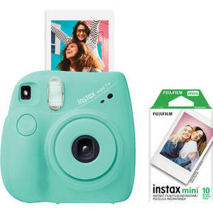 FUJIFILM INSTAX MINI 7+ Instant Film Camera (Seafo