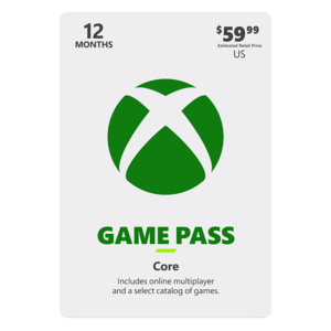 Microsoft - Xbox Game Pass Core 12 Month Subscription