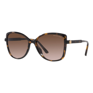 Michael Kors Women's Malta Sunglasses Dark Tortoise/Brown Gradient