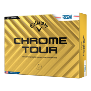 Callaway Chrome Tour Triple Track Golf Balls White