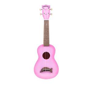 Soprano Dolphin Ukulele w/ Tote Bag Pink Burst