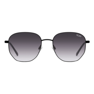 Quay Polarized Big Time Sunglasses Black/Smoke Polarized